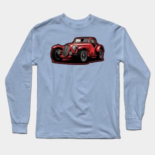 Vintage Red Car Long Sleeve T-Shirt